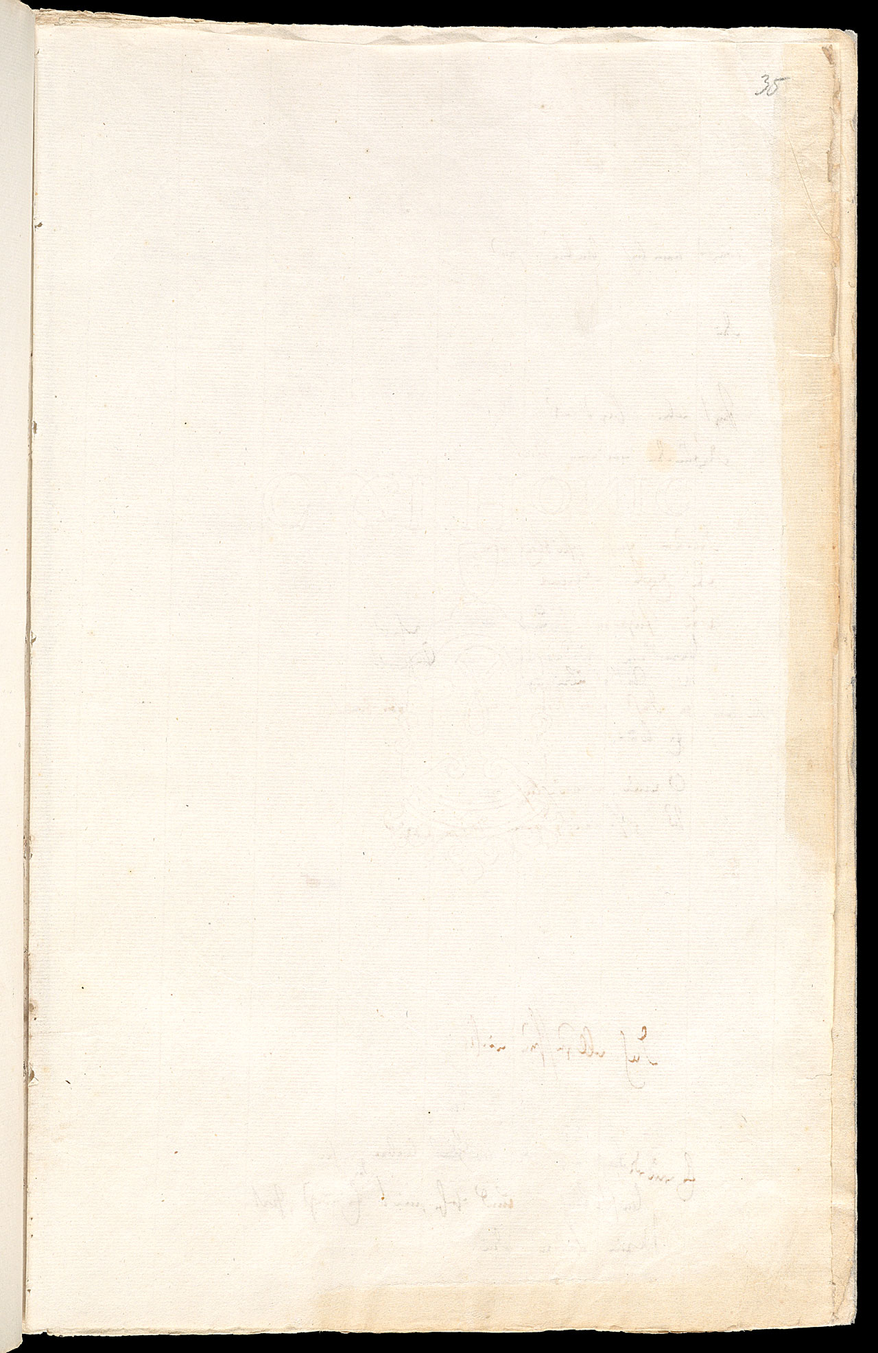Friedrich Hölderlin, Homburger Folioheft, Seite 35, Handschrift