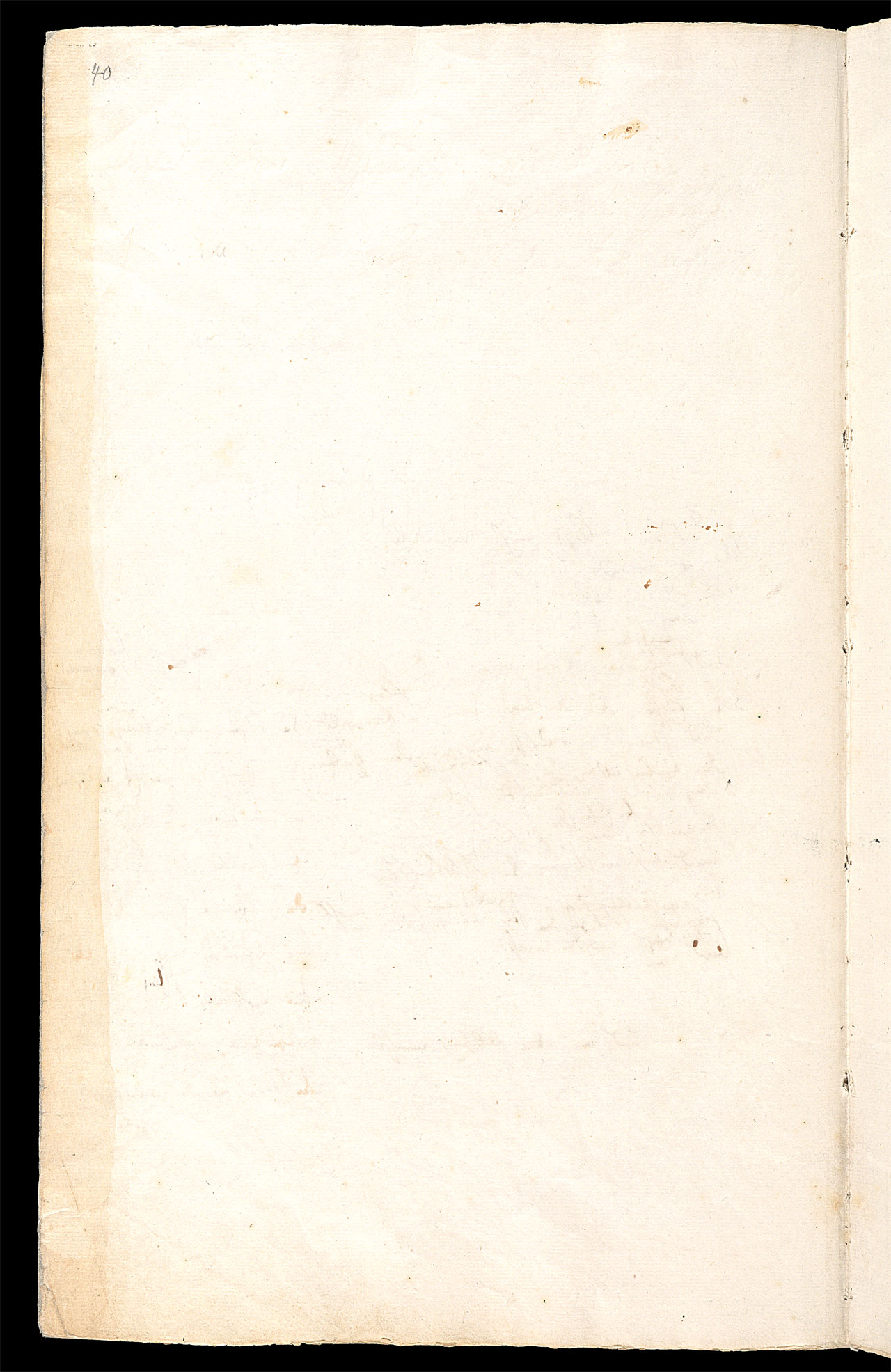 Friedrich Hölderlin, Homburger Folioheft, Seite 40, Und der Himmel wird wie eines Mahlers Haus…, Handschrift