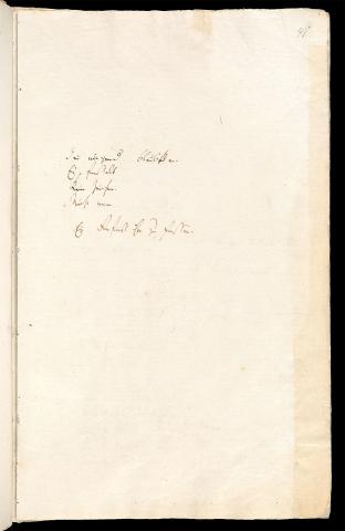 Friedrich Hölderlin, Homburger Folioheft, Seite 41, Denn nirgend bleibt er…, Handschrift